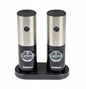 MŁYNEK DO PIEPRZU I SOLI ELEKTRYCZNY na BATERIE MŁYNEK DO SOLI 2 SZT WEBBER 5
