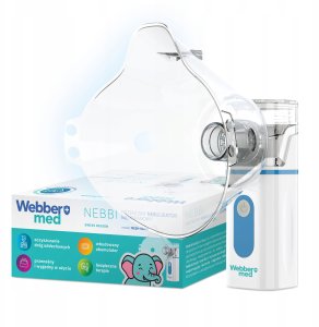 INHALATOR NEBULIZATOR Dla Dzieci i DOROSŁYCH -PRZENOŚNY na Akumulator Cichy 2