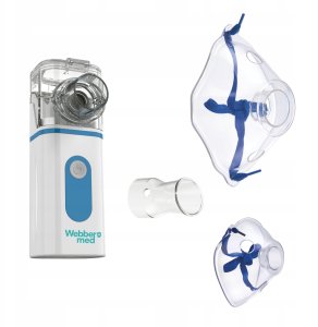 INHALATOR NEBULIZATOR Dla Dzieci i DOROSŁYCH -PRZENOŚNY na Akumulator Cichy 10