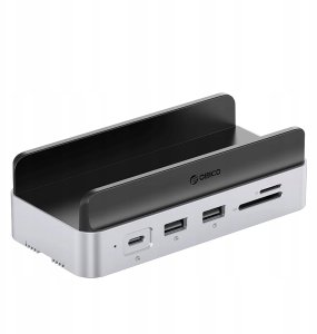 Stacja dokująca Orico Stacja dokująca Orico MiniDock 10w1 z kieszenią na dysk twardy SSD - srebrna 6