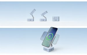 Ładowarka Ugreen UGREEN W752 2-in-1 Magnetic Wireless Charger 25W 8