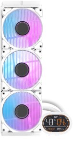 Chłodzenie wodne Darkflash darkFlash DH360D Procesor Chłodnica cieczy all-in-one 12 cm Biały 1 szt. 4