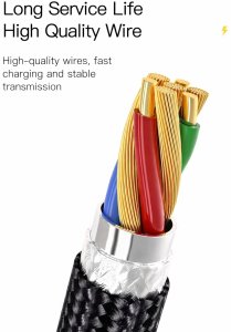 Kabel Essager 120W USB A na USB C 6A, 2m, wyświetlacz do Xiaomi, POCO, Redmi 2