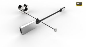 Adapter USB VivoLink USB-C - HDMI Srebrny  (8K@60Hz Pro Adapter Ring USB-C) 2