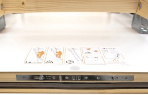 Drzwi Przesuwne Schody Strychowe Wyłaz na strych 4STEP GREENLINE* 120x90 35mm 1,05W/m2K H310 11