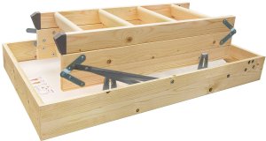 Drzwi Przesuwne Schody Strychowe Wyłaz na strych 4STEP GREENLINE* 120x90 35mm 1,05W/m2K H310 13