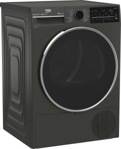 Suszarka do ubrań Beko BEKO Dryer Machine | B5T89243M | Energy efficiency class C | Front loading | 9 kg | Heat pump | Digital | Depth 67 cm | Steam function | Black 2