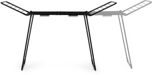 Suszarka na pranie stojąca rozsuwana teleskopowa 27 metrów składana czarna EDUKAMP 5