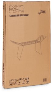 Suszarka na pranie stojąca rozsuwana teleskopowa 27 metrów składana czarna EDUKAMP 9