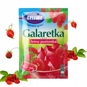 Gellwe Gellwe galaretka leśna poziomka 72g 2