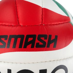 Piłka siatkowa NO10 Smash biało-zielono-czerwona 5 4
