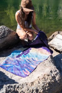 Terraillon Ręcznik PackTowl Personal Body Desert Aire - Fioletowy - Body 14