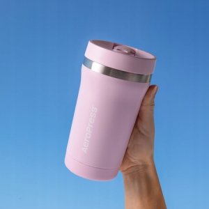 Zaparzacz do kawy AeroPress Go Plus - Różowy 5