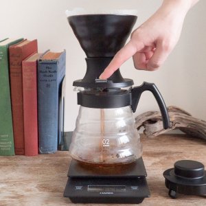 Ceramiczny Drip Hario V60 Switch & Match 02 Matte Black - Czarny mat 2
