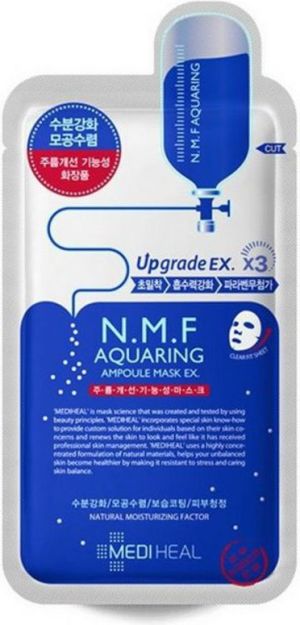 MEDIHEAL N.M.F Aquaring Ampoule Mask EX nawadniająca maska-ampułka do twarzy 27ml 1