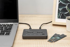 Dual Bay Nvme SSD Docking Station 2 bay NVME duplicator M.2 SSD Docking Station 3