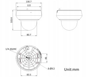 KAMERA IP OBROTOWA ZEWNĘTRZNA DS-2DE2A404IWG1-E AcuSense - 4&nbsp;Mpx 2.8&nbsp;... 12&nbsp;mm Hikvision 6