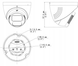 KAMERA IP IPC3614SB-ADF28KMC-I1 Wise-ISP Tri-Guard - 4&nbsp;Mpx 2.8&nbsp;mm UNIVIEW 5