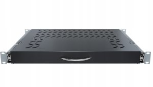 REGULOWANA SZUFLADA DO KLAWIATURY I MYSZKI RSR-F2-19-1U-350B-KM STALFLEX 11