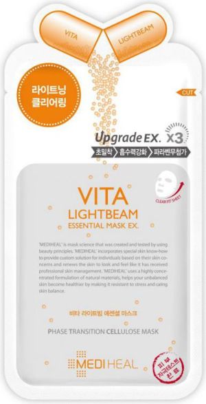 MEDIHEAL Vita Lightbeam Essential Mask EX wyrównująca koloryt maska do twarzy 24ml 1