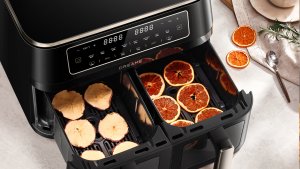 Frytkownica beztłuszczowa Dreame Airfryer dwukomorowy  Tasti™ DZ30 czarny 19