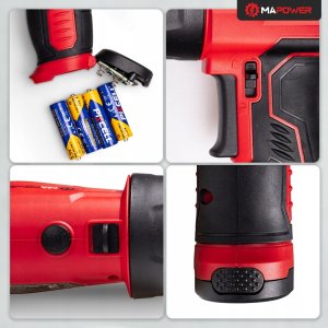 PISTOLET DO SILIKONU WYCISKACZ DO KLEJU MAS AKUMULATOROWY BATERIE MAPOWER 5