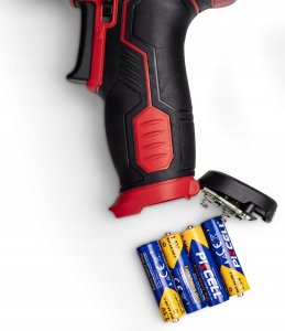 PISTOLET DO SILIKONU WYCISKACZ DO KLEJU MAS AKUMULATOROWY BATERIE MAPOWER 9