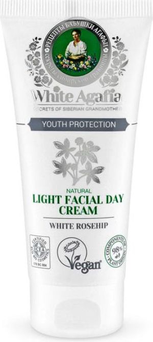 Babuszka Agafia White Agafia Natural Light Facial Day Cream naturalny lekki krem do twarzy na dzień 50ml 1