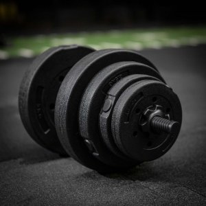 Hantle do ćwiczeń 20 kg regulowane zestaw obciążeń 2x10 kg gryf do treningu siłowego UNIWERSALNY 12