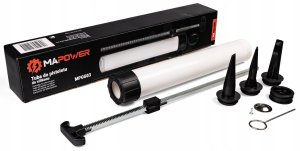 TUBA WYCISKACZ APLIKATOR 600 ML DO MAS KIEŁBASEK DO PISTOLETU DO SILIKONU 2