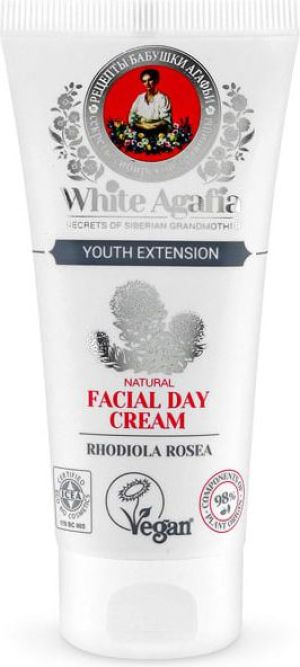 Babuszka Agafia White Agafia Natural Facial Day Cream naturalny krem do twarzy na dzień 50ml 1