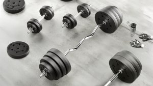 Gryf lekko łamany, sztanga 30mm 150cm 8.5kg max.170kg  REBEL ACTIVE 247