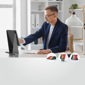 Etui AMAZINGTHING Matte Pro Mag Folio z podstawką na iPad Air M3 13" - czarne 8