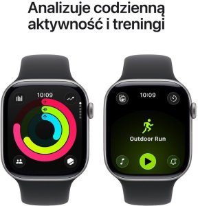 Smartwatch Apple Watch 11 GPS 42mm Space Grey Alu Sport Band M/L Czarny (MEQX4RK/A) 4