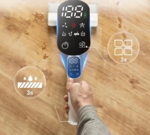 Proscenic F10 Ultra Odkurzacz Myjący Pionowy Samoczyszczący 60 min 1,3L 3