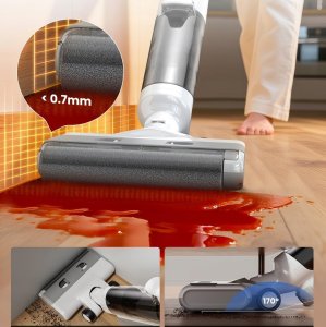 Proscenic F10 Ultra Odkurzacz Myjący Pionowy Samoczyszczący 60 min 1,3L 4