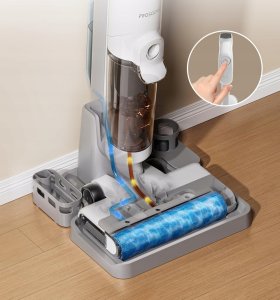 Proscenic F10 Ultra Odkurzacz Myjący Pionowy Samoczyszczący 60 min 1,3L 5