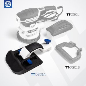 PRZYSTAWKA KĄTOWA Z REGULACJĄ DO SZLIFIERKI MIMOŚRODOWEJ TTOS01 TECHTOOL 3