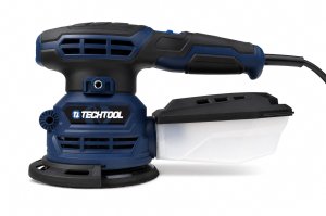 Szlifierka Techtool SZLIFIERKA OSCYLACYJNA MIMOŚRODOWA DO DREWNA 125MM + PAPIERY ŚCIERNE 10 SZT 16