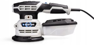 SZLIFIERKA OSCYLACYJNA MIMOŚRODOWA DO DREWNA 125MM + PAPIERY ŚCIERNE 10 SZT 5