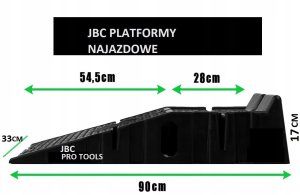 Najazdy samochodowe rampy plastikowe 3t (komplet 2szt.) 10