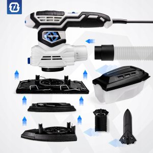 SZLIFIERKA OSCYLACYJNA MIMOŚRODOWA DO DREWNA 5w1 WIELOFUNKCYJNA TECHTOOL 3