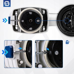 SZLIFIERKA OSCYLACYJNA MIMOŚRODOWA DO DREWNA 5w1 WIELOFUNKCYJNA TECHTOOL 4