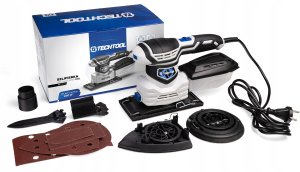 SZLIFIERKA OSCYLACYJNA MIMOŚRODOWA DO DREWNA 5w1 WIELOFUNKCYJNA TECHTOOL 5