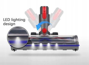 TURBO SZCZOTKA LED ELEKTROSZCZOTKA DO DYSON V7 V8 V10 V11 V15 4