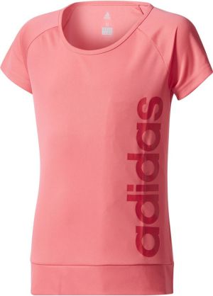 Adidas Koszulka dziecięca YG GU różowa r. 128 cm (CE5973) 1