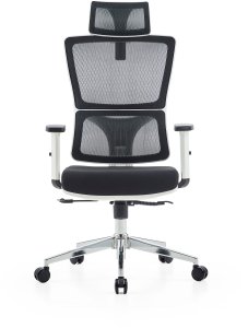 Krzesło biurowe Cobra Expert HF701WH Biało-czarne 2