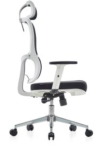 Krzesło biurowe Cobra Expert HF701WH Biało-czarne 3