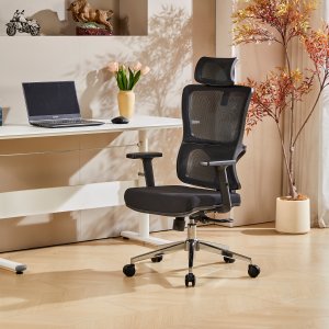 Krzesło biurowe Cobra Expert HF701WH Biało-czarne 6