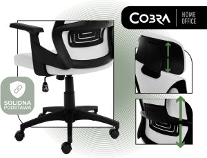 Krzesło biurowe Cobra Office One HF305GY Szare 11